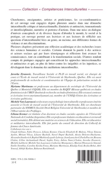 Racisme, genre et discriminations, De l’approche intersectionnelle vers les médiations interculturelles (9782336508061-back-cover)