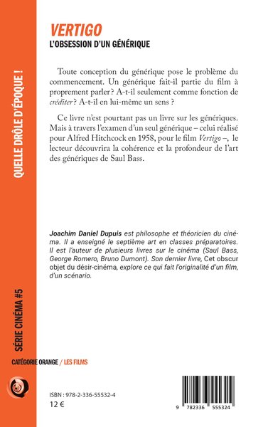Vertigo, L’obsession d’un générique (9782336555324-back-cover)