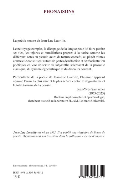 Phonaisons (9782336569352-back-cover)
