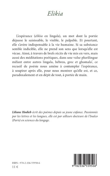 Elikia (9782336559506-back-cover)