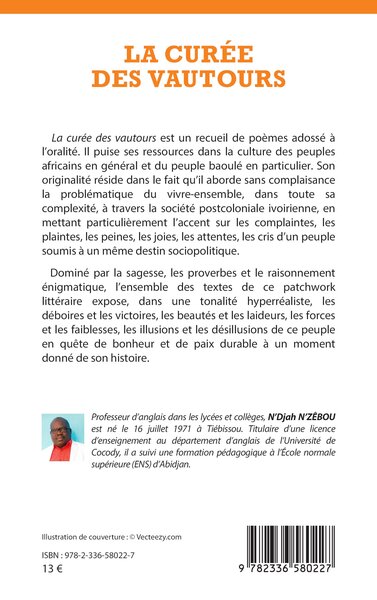 La curée des vautours (9782336580227-back-cover)