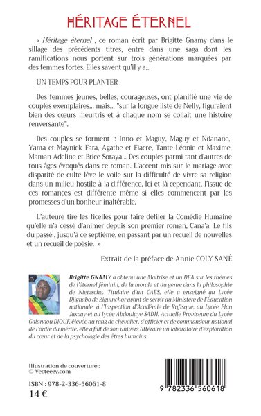 Héritage éternel (9782336560618-back-cover)