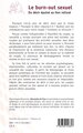Le burn-out sexuel, Du désir épuisé au lien retissé (9782336556857-back-cover)