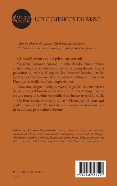 Les cicatrices du passé (9782336547411-back-cover)