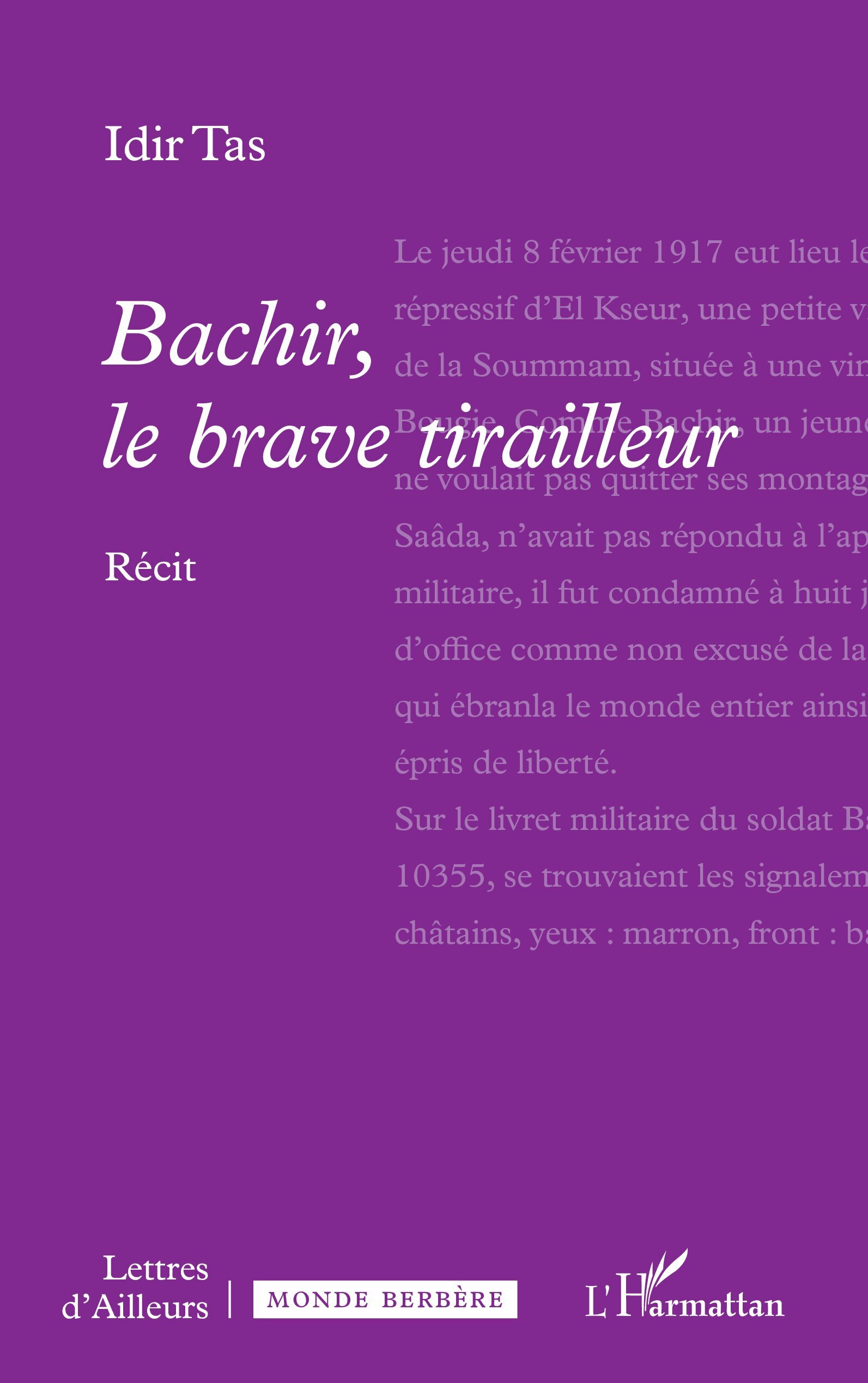Bachir, le brave tirailleur (9782336594002-front-cover)
