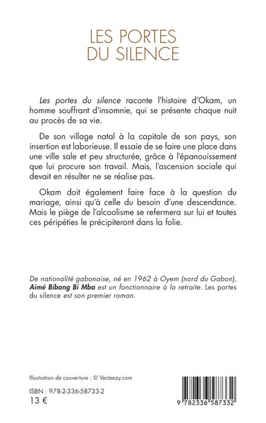 Les portes du silence (9782336587332-back-cover)