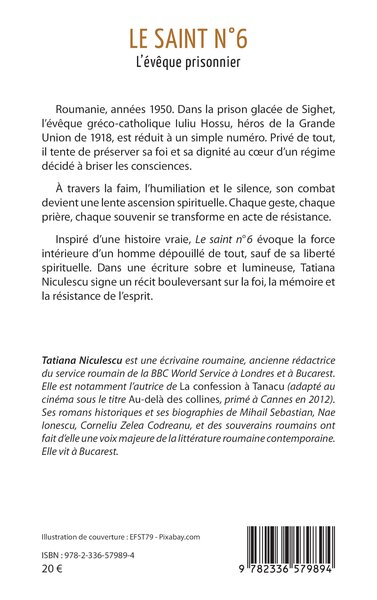 Le saint n° 6, L’évêque prisonnier (9782336579894-back-cover)