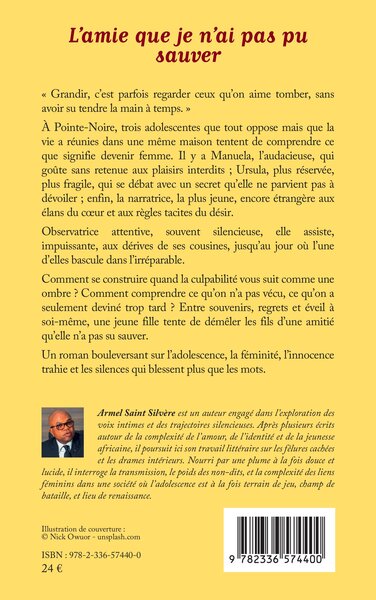 L’amie que je n’ai pas pu sauver (9782336574400-back-cover)