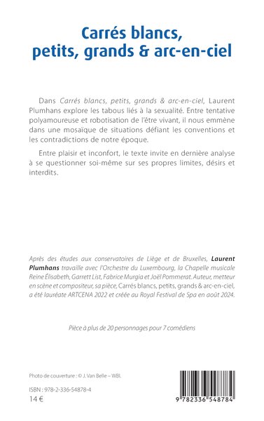 Carrés blancs, petits, grands & arc-en-ciel (9782336548784-back-cover)