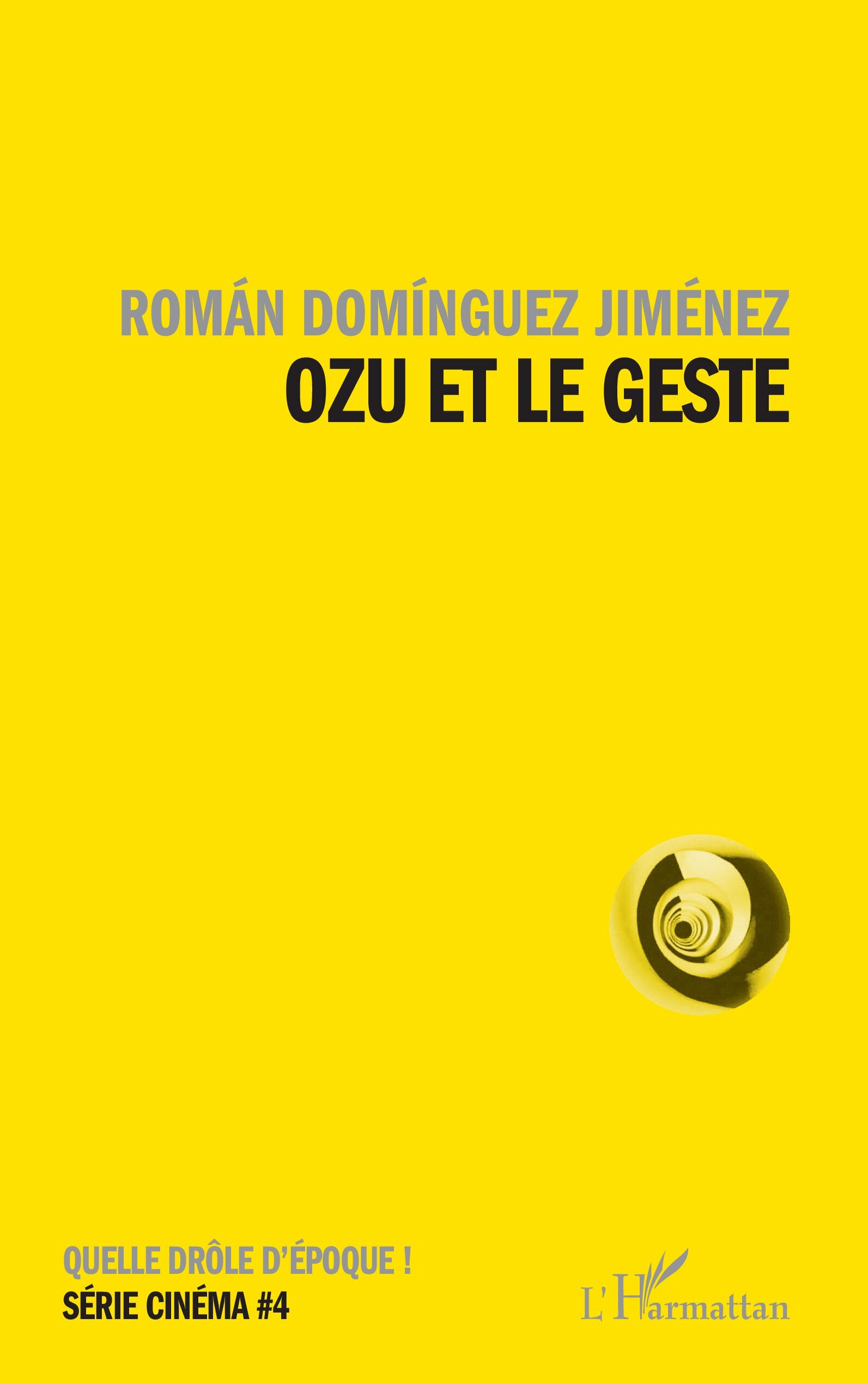 Ozu et le geste (9782336533087-front-cover)
