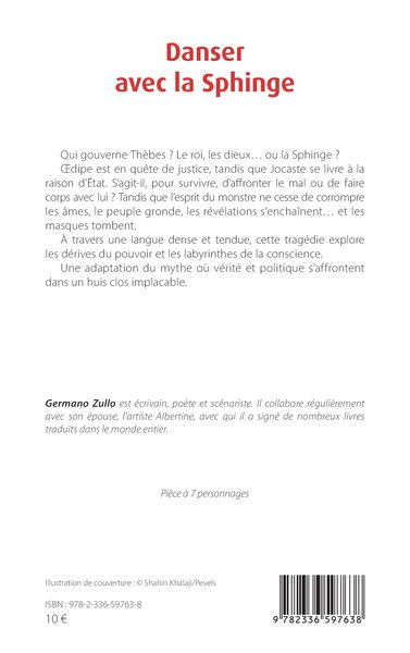 Danser avec la Sphinge (9782336597638-back-cover)