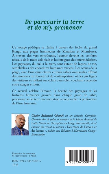 De parcourir la terre et de m’y promener (9782336550916-back-cover)