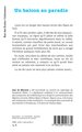 Un balcon au paradis (9782336557632-back-cover)