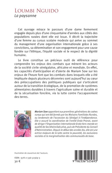 Loumbi Nguido, La paysanne (9782336525693-back-cover)