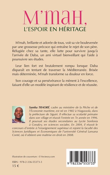 M’mah, l’espoir en héritage (9782336553733-back-cover)