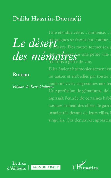 Le désert des mémoires (9782336596495-front-cover)