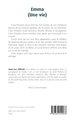 Emma (Une vie) (9782336550978-back-cover)