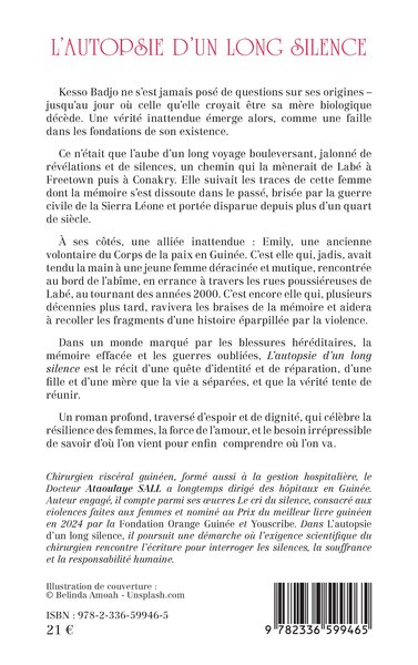 L'autopsie d'un long silence (9782336599465-back-cover)