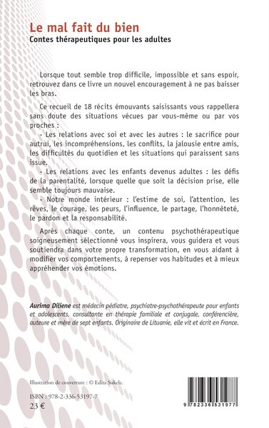 Le mal fait du bien, Contes thérapeutiques pour les adultes (9782336531977-back-cover)