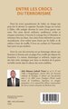 Entre les crocs du terrorisme (9782336545493-back-cover)