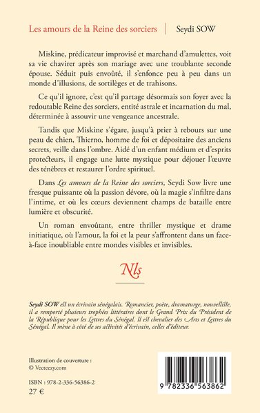 Les amours de la Reine des sorciers (9782336563862-back-cover)