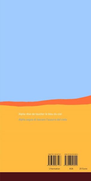 Tout d'un coup les étoiles, Français – italien (9782336587127-back-cover)