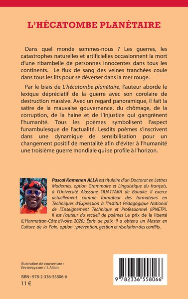 L’hécatombe planétaire (9782336558066-back-cover)