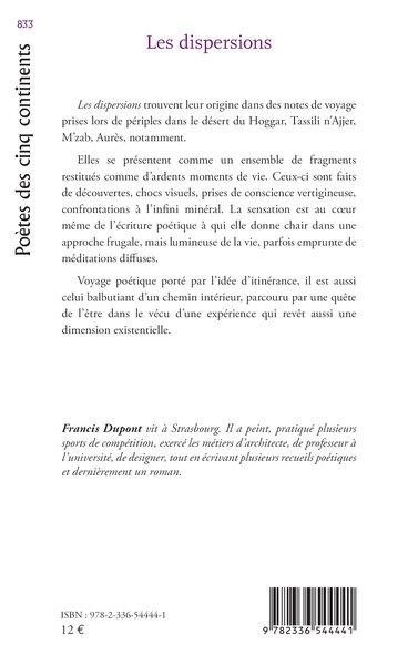 Les dispersions (9782336544441-back-cover)