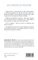 Les chaînes du pouvoir (9782336537900-back-cover)