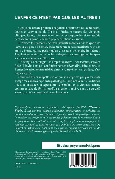 L'enfer ce n'est pas que les autres ! (9782336549712-back-cover)