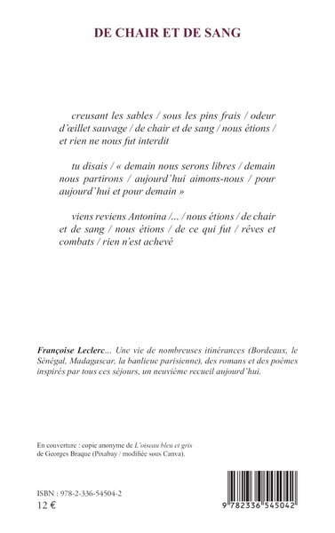 De chair et de sang (9782336545042-back-cover)
