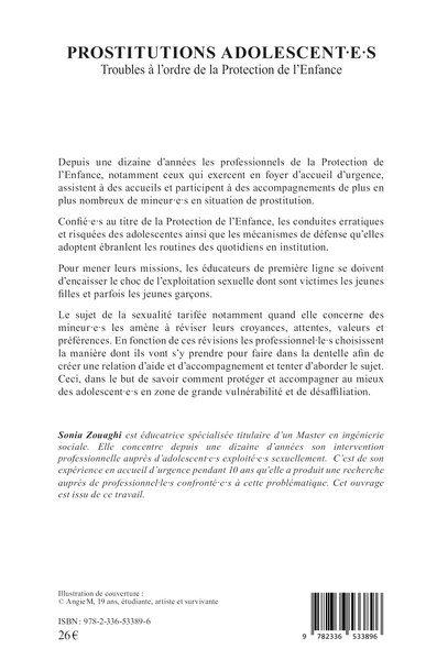 Prostitutions adolescent·e·s, Troubles à l’ordre de la Protection de l’Enfance (9782336533896-back-cover)