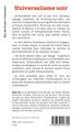Universalisme noir (9782336557700-back-cover)