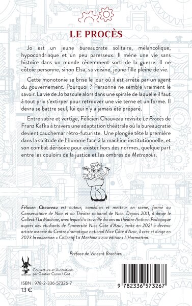 Le procès (9782336573267-back-cover)