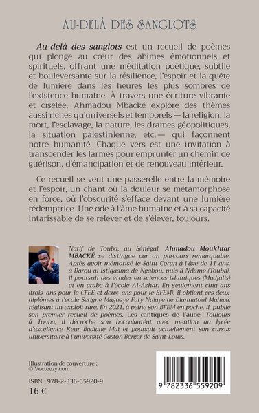 Au-delà des sanglots (9782336559209-back-cover)