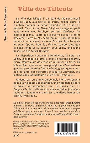 Villa des Tilleuls, D’une guerre à l’autre (9782336563749-back-cover)