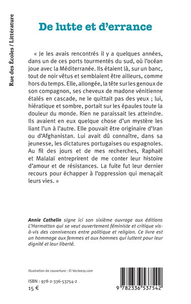 De lutte et d’errance (9782336537542-back-cover)