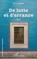 De lutte et d’errance (9782336537542-front-cover)