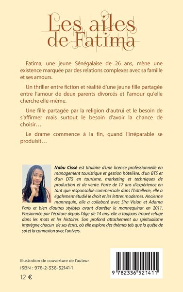 Les ailes de Fatima, Roman (9782336521411-back-cover)