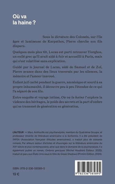 Où va la haine ? (9782336585895-back-cover)