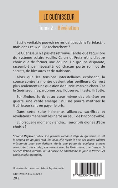 Le Guérisseur, Tome 2 - Révélation (9782336541297-back-cover)