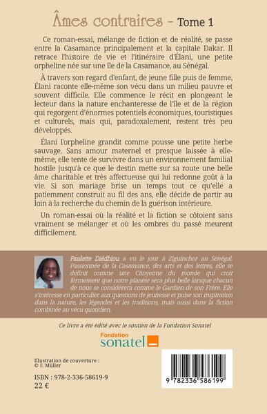 Âmes contraires, Tome 1 (9782336586199-back-cover)