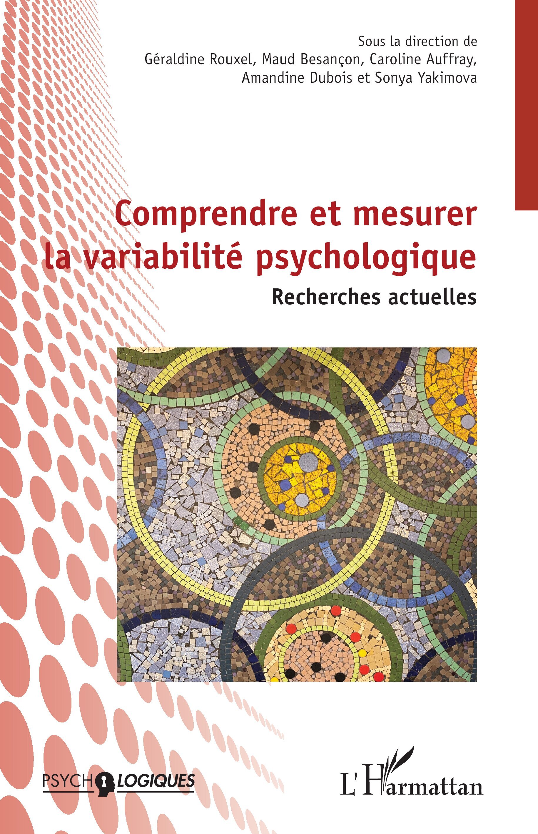Comprendre et mesurer la variabilité psychologique, Recherches actuelles (9782336598444-front-cover)