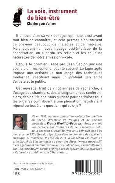 La voix, instrument de bien-être, Chanter pour s’aimer (9782336573595-back-cover)
