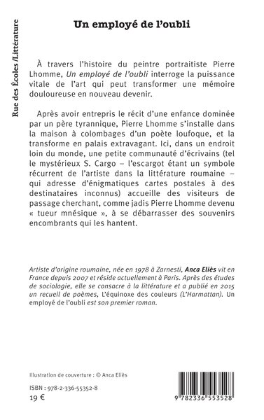 Un employé de l’oubli (9782336553528-back-cover)