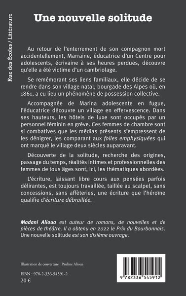 Une nouvelle solitude (9782336545912-back-cover)