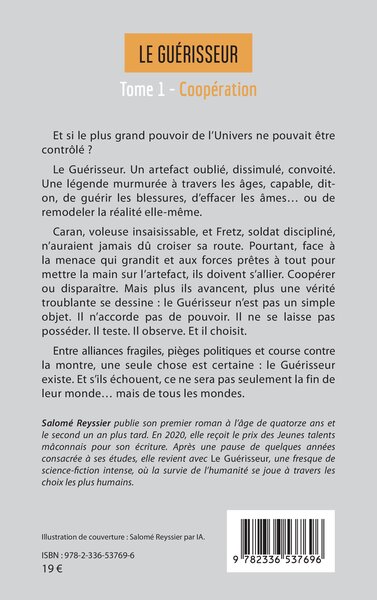 Le Guérisseur, Tome 1 - Coopération (9782336537696-back-cover)