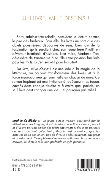 Un livre, mille destins ! (9782336547381-back-cover)