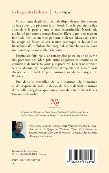 La langue des Barbares (9782336589398-back-cover)