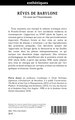 Rêves de Babylone, Un essai sur l’Assyromania (9782336526201-back-cover)